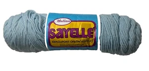 Vintage Malina Sayelle Dupont Orlon Acryl 4-fädig Kammgarn 4oz #456 Babyblau - Bild 1 von 2