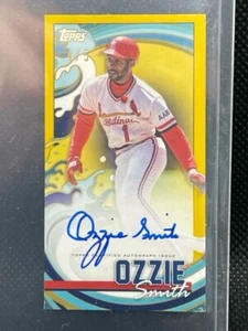 2022 Topps RIP Mini Auto GOLD Parallel Ozzie Smith #04/5 (TRA-OS) Cardinals - Picture 1 of 2