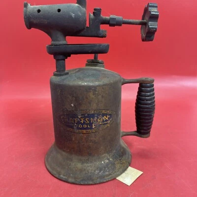 Antique Brass Craftsman Blow Torch Vintage Tool Soldering Blowtorch VTG Decor - Image 1 of 4