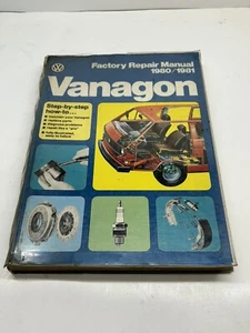 1980 1981 Vanagon Factory Repair Service Shop Manual, nice used, VW, Volkswagen - Picture 1 of 4