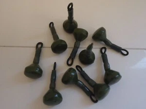 Carp Fishing back leads. Secure Clip, coated, 20gram or 30 gram ( 1oz ).  Green - Picture 1 of 5