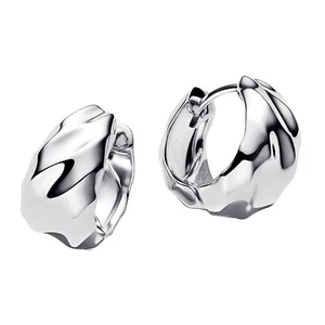 PANDORA Schmuck Damen-Creolen Ohrringe Wellig Silber 293874C00 - Bild 1 von 2