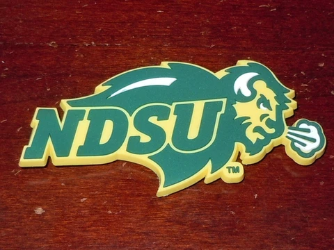 NCAA Vtg NORTH DAKOTA STATE BISON MVC Large 3D RUBBER MAGNET Standings Board Cover