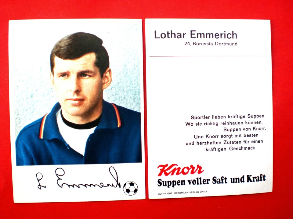 ⚽ Fußball WM 1966 Lothar EMMERICH  Sammelbild KNORR Bermann Verlag - Bild 1 von 1