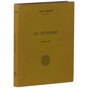 Charles E Fox / Lau Dictionary 1974 Later printing - Imagen 1 de 1