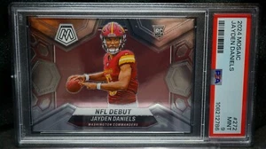 Panini Mosaic #272 Jayden Daniels Rookie RC 2024 PSA 9 POP 433 - Imagen 1 de 12