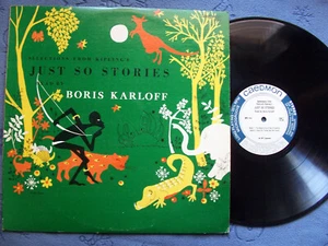Boris Karloff...Selections From Kipling's Just So Stories...NM 1977 LP - Picture 1 of 3