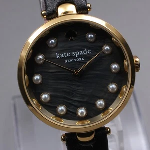 *NEAR MINT* Kate Spade New York Holland KSW1808 Black MOP Quartz Ladies Watch - Picture 1 of 11