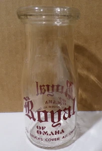 Royal Dairy Trucks copertura tutto Omaha ACL Pyro mezza pinta crema latte Omaha Nebraska - Foto 1 di 6