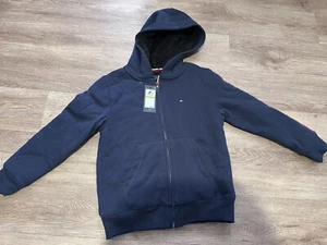 Tommy Hilfiger Hoodie Sweatshirt size 8 Boys Full Lined (10) - Picture 1 of 5