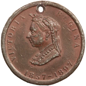 MEDALLA JUBILEO DIAMANTE REINA VICTORIA 1897 (#5974) - Imagen 1 de 2