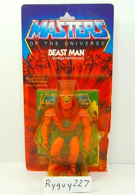 MOTU, Beast Man, Masters of the Universe, sin usar, cardado, figura, sellado, He-Man Foto 1 de 4