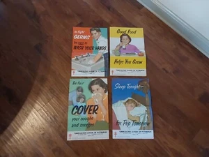 4 Tuberculosis League of Pittsburgh PA Posters 1956 Health & Safety by Fanuele - Picture 1 of 7