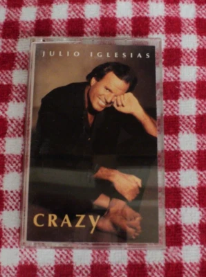 Julio Iglesias - Crazy Cassette Tape Audio MC 1994 AUCT#11916 - Image 1 of 2