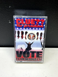 DJ CLUE FOR PRÄSIDENT VOTE CLUEMANATTI ORIGINAL NYC 90ER PROMO MIXTAPE KASSETTE - Bild 1 von 7