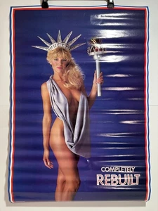 VINTAGE COMPLETELY REBUILT POSTER - ONE STOP POSTERS 1985 BY KIRK WEDDLE - USA - Picture 1 of 9