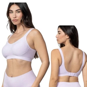 Underoutfit Size XL Wireless Womens Bra 457 With Bra Extender Lilac Purple - Picture 1 of 9