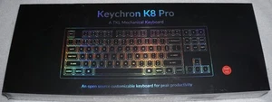 Keychron K8 Wireless Bluetooth Mechanical Keyboard Backlight Black NEW - Picture 1 of 4