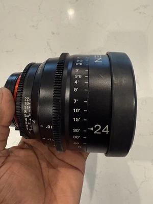 Rokinon Xeen XN24-C 24mm T1.5 Canon EF Camera Lens - Image 1 of 4