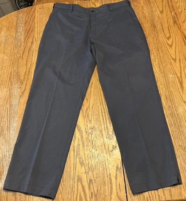 Nike Golf Dri-FIT Mens Pants 38x32 Trousers Black With Purple Stripes Excellent - Image 1 of 4