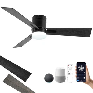 42" Low Profile Ceiling Fans with Lights,Smart Ceiling Fan with Alexa/Google ... - Picture 1 of 7