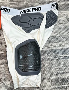 Pantalones Cortos de Compresión Acolchados Nike Pro Hyperstrong Para Hombre Talla XL Blanco Fútbol - Imagen 1 de 4