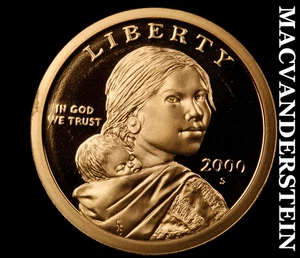 2000-S Native American Dollar-Choice Gem Proof No Reserve #KLB2688 - Picture 1 of 2