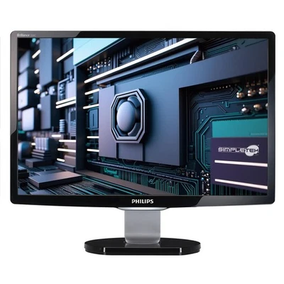 Philips 220C1SB Bildschirm 22 " 16:10 DVI VGA Mit Anschluss USB Display L Holt - Bild 1 von 4