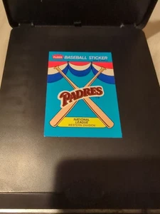 San Diego Padres 1989 Fleer #NNO Team Stickers San Diego Padres - Picture 1 of 2