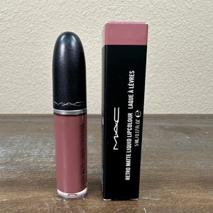 NIB MAC Retro Matte Liquid Lipcolour TOPPED WITH BRANDY Full Size Unused - Picture 1 of 5