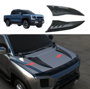 For BYD Shark 6 2024 2025 Glossy Black Hood Scoop Air Vent Cover Trim Bezel 2PCS - Bild 1 von 5