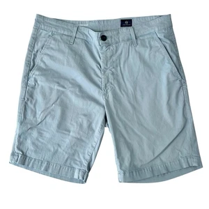 AG Adriano Goldschmied Shorts Mens 35 R Blue Wanderer Slim Trouser Chino Summer - Picture 1 of 10