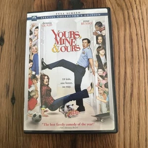 Yours mine and ours DVD Dennis Quaid tested working - Picture 1 of 4