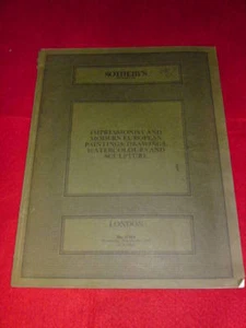 SOTHEBY'S - PAINTINGS & - Oct 24 1984 - 266 LOTS - Picture 1 of 1