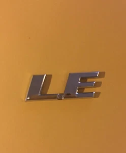 12 13 14 15 16 17 TOYOTA CAMRY LE REAR TRUNK CHROME EMBLEM LOGO BADGE SIGN - Picture 1 of 1
