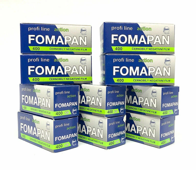 10x Fomapan 400 película de 120 rollos en blanco y negro Foto 1 de 1