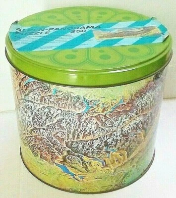 PUZZLE 850 PEZZI ALPEN PANORAMA COMPLETO DI SCATOLA DI LATTA MADE IN GERMANY - Immagine 1 di 3