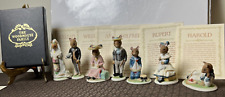 Lot 7 Woodmouse Family Figurines Celestine & William & Kids w/Cards & As Is