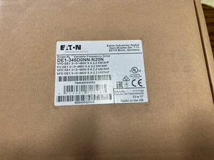 EATON   DE1-345D0NN-N20N 3HP @ 480VAC 5.0A FRAME 2 NO KEYPAD VFD *NEW IN BOX* - Imagen 1 de 6