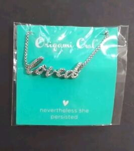 Origami Owl Loved Necklace 