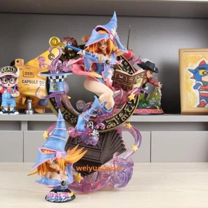 39CM Yu-Gi-Oh Dark Black Magician Girl Figur mit Büste Statue Modelle Spielzeug - Bild 1 von 19