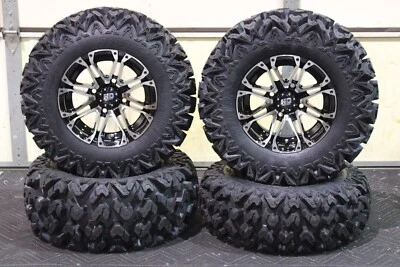 KAWASAKI BRUTE FORCE 750 25" RIP SAW RADIAL ATV TIRE HD3 M WHEEL KIT IRS1CA - Image 1 of 4