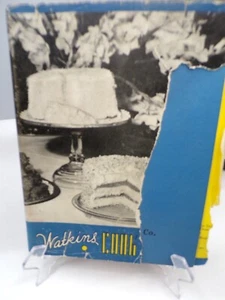 1938 Watkins Cook Book Spiral Binding Vintage Recipes Cookbook - Picture 1 of 8