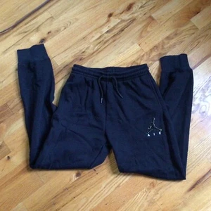 YOUTH SIZE 12-13yrs JORDAN SWEAT PANTS MINT CONDITION BLACK - Picture 1 of 6