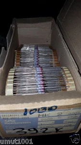150 piezas NUEVO DE LOTE ANTIGUO ROE ALEMANIA MK2 392K 1% 1/4W RESISTENCIAS DE AUDIO PELÍCULA DE METAL DE ALTA GAMA! - Imagen 1 de 1