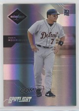 2005 Leaf Limited Spotlight Silver /50 Ivan Rodriguez #39 HOF