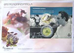 SOBRE 1º DIA CIRCULACION GASTRONOMÍA ESPAÑOLA FERRAN ADRIA - Imagen 1 de 1
