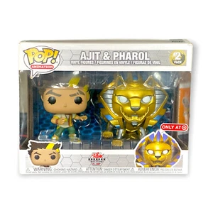 Bakugan Ajit & Pharol Funko Pop Animación Vinilo Metálico Paquete de 2 Objetivo Exclusivo - Imagen 1 de 4