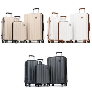 20/24/28Inch Hard Shell Carry On ABS Suitcase 4 Wheels Cabin Hand Luggage - Picture 1 of 44