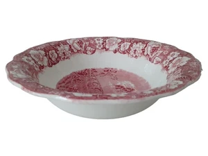 Palissy Pottery Durchbruchschale Thames River Scenes Vintage Rot Keramik - Bild 1 von 5